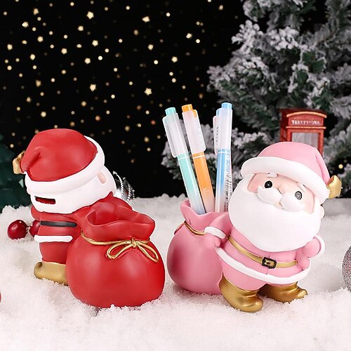 Multifunctional Santa Apple Pen Holder Creative Blessing Bag Children's Piggy Bank Piggy Bank Desktop Decoration Ornaments
Multifunctional Santa Apple Pen Holder Creative Blessing Bag Children's Piggy Bank Piggy Bank Desktop Decoration Ornaments