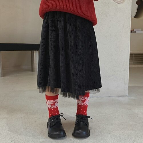Toddler Girls' Skirt Solid Color Fashion Outdoor Cotton 3-7 Years Winter Black Beige
Toddler Girls' Skirt Solid Color Fashion Outdoor Cotton 3-7 Years Winter Black Beige