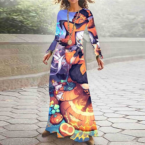 Women's Casual Dress Swing Dress Long Dress Maxi Dress Green Blue Royal Blue Long Sleeve Print Print Winter Fall Autumn Crew Neck Vacation Winter Dress Christmas Fall Dress 2022 S M L XL XXL 3XL 4XL
Women's Casual Dress Swing Dress Long Dress Maxi Dress Green Blue Royal Blue Long Sleeve Print Print Winter Fall Autumn Crew Neck Vacation Winter Dress Christmas Fall Dress 2022 S M L XL XXL 3XL 4XL