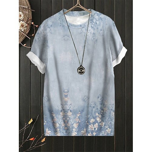 Women's Plus Size Tops T shirt Tee Floral Print Short Sleeve Crewneck Streetwear Daily Sports Cotton Spandex Jersey Spring Summer Green Blue
Women's Plus Size Tops T shirt Tee Floral Print Short Sleeve Crewneck Streetwear Daily Sports Cotton Spandex Jersey Spring Summer Green Blue