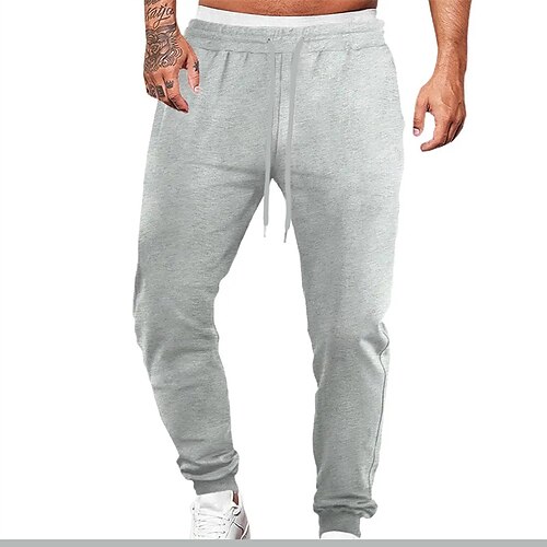 Men's Sweatpants Joggers Trousers Drawstring Elastic Waist Solid Colored Comfort Breathable Casual Daily Streetwear Cotton Blend Sports Fashion Green Black Micro-elastic / Elasticity
Men's Sweatpants Joggers Trousers Drawstring Elastic Waist Solid Colored Comfort Breathable Casual Daily Streetwear Cotton Blend Sports Fashion Green Black Micro-elastic / Elasticity