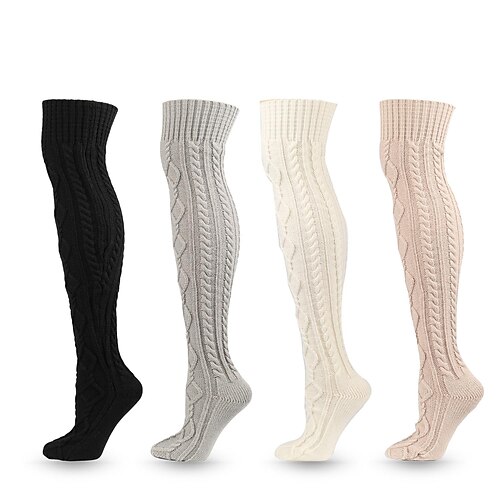 Women's Knee High Socks Home Daily Holiday Solid Color Polyester Spandex Basic Classic Warm Casual Cute 1 Pair
Women's Knee High Socks Home Daily Holiday Solid Color Polyester Spandex Basic Classic Warm Casual Cute 1 Pair
