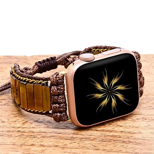 1PC Smart Watch Band Compatible with Apple iWatch Apple Watch Ultra 49mm Series 8/7/6/5/4/3/2/1 / SE Handmade Braided Rope for iWatch Smartwatch Strap Wristband Fabric Handmade Adjustable Breathable
1PC Smart Watch Band Compatible with Apple iWatch Apple Watch Ultra 49mm Series 8/7/6/5/4/3/2/1 / SE Handmade Braided Rope for iWatch Smartwatch Strap Wristband Fabric Handmade Adjustable Breathable