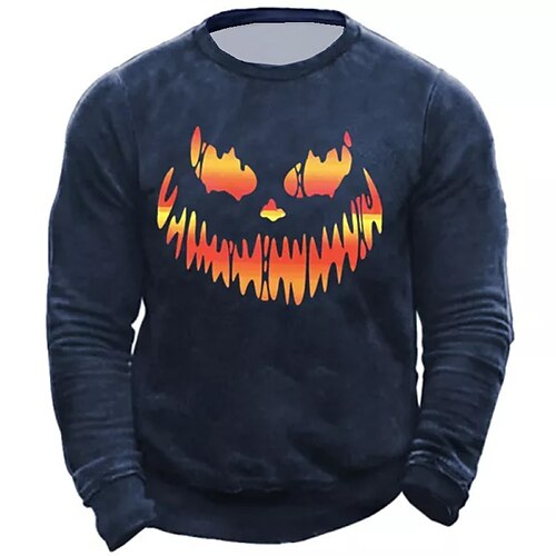 Men's Sweatshirt Pullover Black Navy Blue Crew Neck Pumpkin Graphic Prints Print Daily Sports Holiday 3D Print Basic Streetwear Designer Spring & Fall Clothing Apparel Hoodies Sweatshirts
Men's Sweatshirt Pullover Black Navy Blue Crew Neck Pumpkin Graphic Prints Print Daily Sports Holiday 3D Print Basic Streetwear Designer Spring & Fall Clothing Apparel Hoodies Sweatshirts