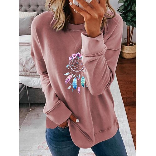 Women's Sweatshirt Pullover Streetwear Blue Pink khaki Graphic Street Round Neck Long Sleeve S M L XL 2XL 3XL
Women's Sweatshirt Pullover Streetwear Blue Pink khaki Graphic Street Round Neck Long Sleeve S M L XL 2XL 3XL