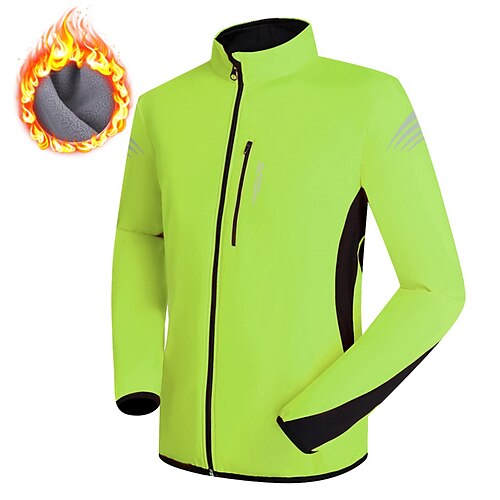 Men's Cycling Jacket Windbreaker Fleece Jacket Winter Thermal Warm Windproof Breathable Soft Bike Jacket Windbreaker Mountain Bike MTB Road Bike Cycling City Bike Cycling Green Bike Wear / Athleisure
Men's Cycling Jacket Windbreaker Fleece Jacket Winter Thermal Warm Windproof Breathable Soft Bike Jacket Windbreaker Mountain Bike MTB Road Bike Cycling City Bike Cycling Green Bike Wear / Athleisure