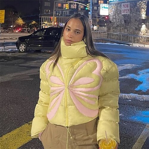 Spicy Girls Punk & Gothic Y2K Year 2000 Masquerade Jacket Women's Full Zip Japanese Cosplay Costumes Yellow / Rosy Pink / Black Butterfly
Spicy Girls Punk & Gothic Y2K Year 2000 Masquerade Jacket Women's Full Zip Japanese Cosplay Costumes Yellow / Rosy Pink / Black Butterfly