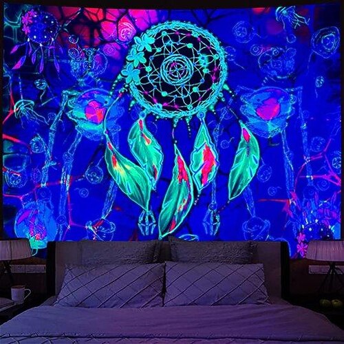 Mandala Blacklight UV Reactive Large Wall Tapestry Art Decor Dreamcatcher Blanket Curtain Picnic Tablecloth Hanging Home Bedroom Living Room Dorm Decoration Polyester
Mandala Blacklight UV Reactive Large Wall Tapestry Art Decor Dreamcatcher Blanket Curtain Picnic Tablecloth Hanging Home Bedroom Living Room Dorm Decoration Polyester