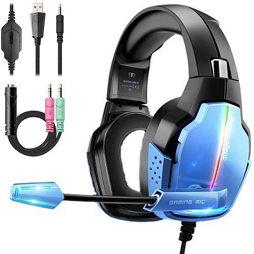 

Game Headphones Gaming Headsets Bass Stereo Over-Head Earphone Casque PC Laptop Microphone Wired Headset For Computer PS4 Xbox
