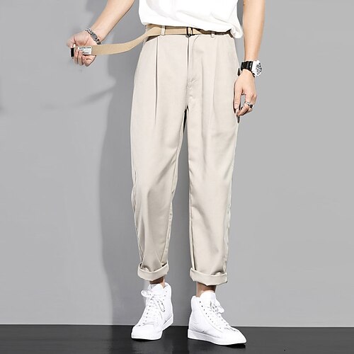 Men's Casual Pants Pocket Straight Leg Solid Color Comfort Breathable Full Length Business Daily Going out Fashion Trousers Apricot Grey Micro-elastic
Men's Casual Pants Pocket Straight Leg Solid Color Comfort Breathable Full Length Business Daily Going out Fashion Trousers Apricot Grey Micro-elastic