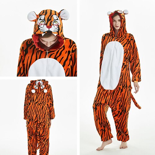 Adults' Kigurumi Pajamas Nightwear Unicorn Tiger Reindeer Character Onesie Pajamas Flannel Cosplay For Men and Women Carnival Animal Sleepwear Cartoon Festival / Holiday Costumes
Adults' Kigurumi Pajamas Nightwear Unicorn Tiger Reindeer Character Onesie Pajamas Flannel Cosplay For Men and Women Carnival Animal Sleepwear Cartoon Festival / Holiday Costumes