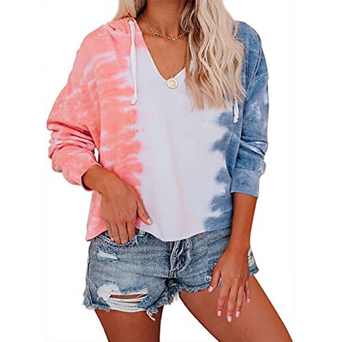 Women's Pullover Casual Blue Pink Orange Tie Dye Casual Hoodie Long Sleeve S M L XL 2XL
Women's Pullover Casual Blue Pink Orange Tie Dye Casual Hoodie Long Sleeve S M L XL 2XL