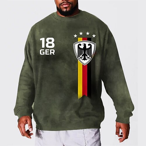 Men's Plus Size Sweatshirt Big and Tall Graphic Prints Crew Neck Long Sleeve Spring Fall Basic Designer Casual Big and Tall Daily Sports Tops
Men's Plus Size Sweatshirt Big and Tall Graphic Prints Crew Neck Long Sleeve Spring Fall Basic Designer Casual Big and Tall Daily Sports Tops