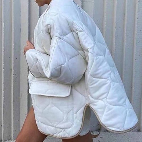 Women's Winter Jacket Winter Coat Parka Warm Breathable Outdoor Daily Wear Vacation Going out Button Pocket Single Breasted V Neck Casual Lady Comfortable Solid Color Regular Fit Outerwear Long Sleeve
Women's Winter Jacket Winter Coat Parka Warm Breathable Outdoor Daily Wear Vacation Going out Button Pocket Single Breasted V Neck Casual Lady Comfortable Solid Color Regular Fit Outerwear Long Sleeve