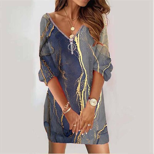 Women's Sweatshirt Dress Winter Dress Blue Long Sleeve Color Gradient Zipper Print Winter Fall V Neck Vacation Casual Fall Dress Loose Fit 2022 S M L XL XXL 3XL
Women's Sweatshirt Dress Winter Dress Blue Long Sleeve Color Gradient Zipper Print Winter Fall V Neck Vacation Casual Fall Dress Loose Fit 2022 S M L XL XXL 3XL