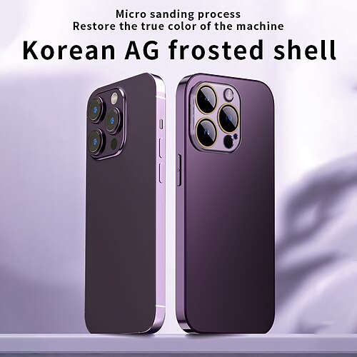 Phone Case For Apple Back Cover iPhone 14 Pro Max 14 Plus 13 12 11 Pro Max Mini SE Ultra-thin Frosted Full Body Protective Solid Colored TPU
Phone Case For Apple Back Cover iPhone 14 Pro Max 14 Plus 13 12 11 Pro Max Mini SE Ultra-thin Frosted Full Body Protective Solid Colored TPU