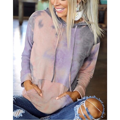 Women's Pullover Casual Pocket Front Pocket Pink Color Block Casual Hoodie Long Sleeve S M L XL 2XL
Women's Pullover Casual Pocket Front Pocket Pink Color Block Casual Hoodie Long Sleeve S M L XL 2XL