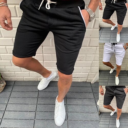 Per uomo Pantaloncini chino Bermuda Pantaloncini da lavoro Tasche A cordoncino Liscio Comfort Morbido Breve Giornaliero Per eventi Abbigliamento di strada Moda Semplice Nero Bianco Media elasticità
Per uomo Pantaloncini chino Bermuda Pantaloncini da lavoro Tasche A cordoncino Liscio Comfort Morbido Breve Giornaliero Per eventi Abbigliamento di strada Moda Semplice Nero Bianco Media elasticità