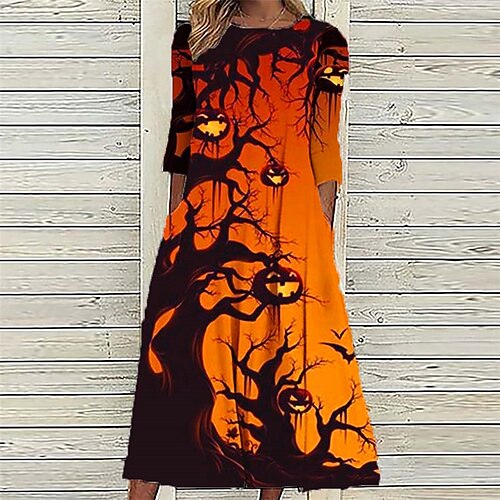 Women's Casual Dress Shift Dress Midi Dress Yellow 3/4 Length Sleeve Pumpkin Ruched Winter Fall Autumn 2022 S M L XL XXL 3XL
Women's Casual Dress Shift Dress Midi Dress Yellow 3/4 Length Sleeve Pumpkin Ruched Winter Fall Autumn 2022 S M L XL XXL 3XL