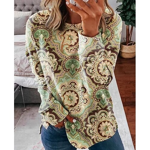 Women's Sweatshirt Active Green Blue Pink Floral Casual Round Neck Long Sleeve S M L XL 2XL 3XL
Women's Sweatshirt Active Green Blue Pink Floral Casual Round Neck Long Sleeve S M L XL 2XL 3XL