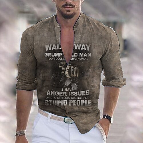 Men's Shirt Skull Letter Stand Collar Blue-Green Green Blue Purple Brown 3D Print Outdoor Street Long Sleeve Button-Down Print Clothing Apparel Fashion Designer Casual Breathable
Men's Shirt Skull Letter Stand Collar Blue-Green Green Blue Purple Brown 3D Print Outdoor Street Long Sleeve Button-Down Print Clothing Apparel Fashion Designer Casual Breathable
