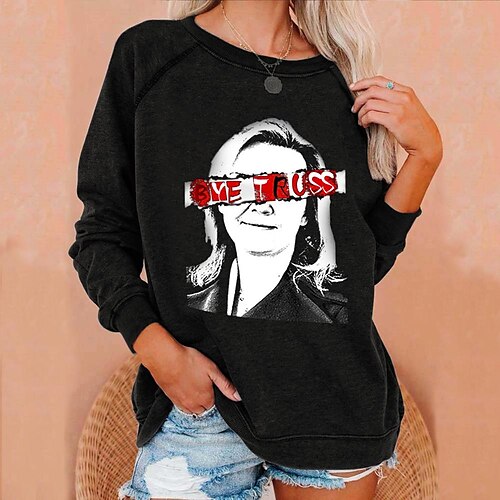 Women's Sweatshirt Pullover Basic Black Graphic Street Round Neck Long Sleeve S M L XL 2XL
Women's Sweatshirt Pullover Basic Black Graphic Street Round Neck Long Sleeve S M L XL 2XL