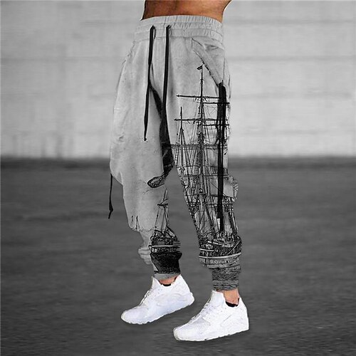 Men's Sweatpants Joggers Trousers Drawstring Elastic Waist 3D Print Graphic Prints Comfort Breathable Sports Outdoor Casual Daily Cotton Blend Terry Streetwear Stylish Khaki Gray Micro-elastic
Men's Sweatpants Joggers Trousers Drawstring Elastic Waist 3D Print Graphic Prints Comfort Breathable Sports Outdoor Casual Daily Cotton Blend Terry Streetwear Stylish Khaki Gray Micro-elastic