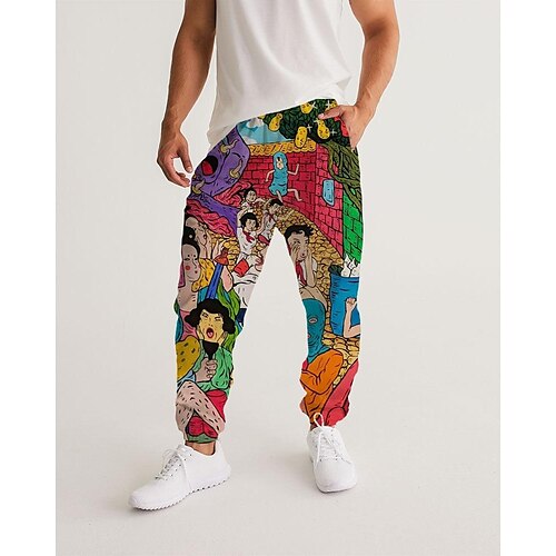 Men's Sweatpants Joggers Trousers Drawstring Elastic Waist 3D Print Graphic Prints Comfort Breathable Sports Outdoor Casual Daily Streetwear Stylish Purple Rainbow Micro-elastic
Men's Sweatpants Joggers Trousers Drawstring Elastic Waist 3D Print Graphic Prints Comfort Breathable Sports Outdoor Casual Daily Streetwear Stylish Purple Rainbow Micro-elastic