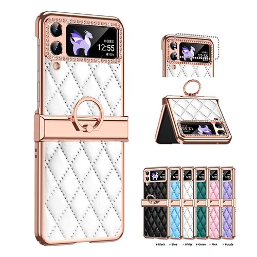 telefon Etui Til Samsung Galaxy Flip Case Z Flip 4 Rhinstein Belegg Flipp Geometrisk mønster Krystall diamant PC PU lær
telefon Etui Til Samsung Galaxy Flip Case Z Flip 4 Rhinstein Belegg Flipp Geometrisk mønster Krystall diamant PC PU lær