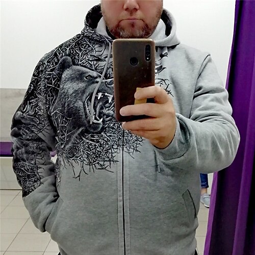 Men's Plus Size Zip Up Hoodies Big and Tall Graphic Hooded Long Sleeve Spring & Fall Basic Fashion Streetwear Sports Daily Wear Tops
Men's Plus Size Zip Up Hoodies Big and Tall Graphic Hooded Long Sleeve Spring & Fall Basic Fashion Streetwear Sports Daily Wear Tops