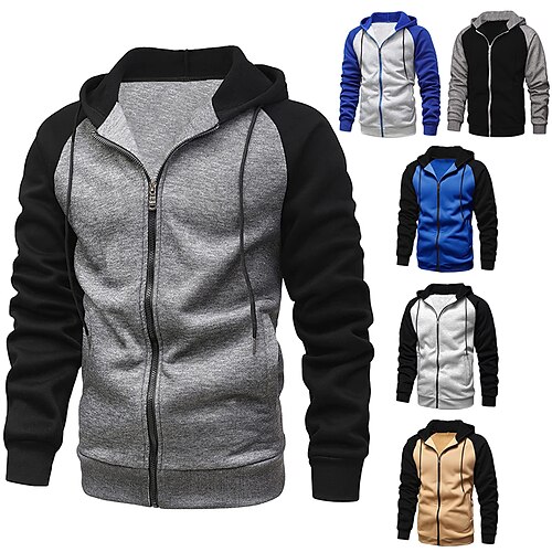 Men's Hoodie Jacket Hoodie Pocket Color Block Hoodie Plain Sport Athleisure Top Long Sleeve Warm Comfortable Camping / Hiking Casual Exercise & Fitness Workout Jogging Street Casual Athleisure Daily
Men's Hoodie Jacket Hoodie Pocket Color Block Hoodie Plain Sport Athleisure Top Long Sleeve Warm Comfortable Camping / Hiking Casual Exercise & Fitness Workout Jogging Street Casual Athleisure Daily