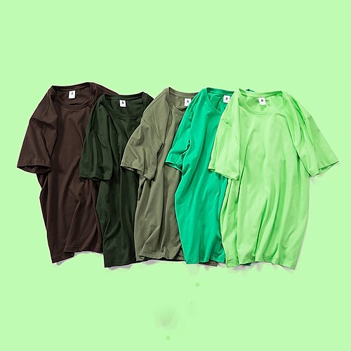 Men's T shirt Tee Solid Colored Round Neck Light Pink Black / Gray Sea Blue Green Black Outdoor Street Short Sleeve Clothing Apparel Cotton Fashion Casual Breathable Comfortable
Men's T shirt Tee Solid Colored Round Neck Light Pink Black / Gray Sea Blue Green Black Outdoor Street Short Sleeve Clothing Apparel Cotton Fashion Casual Breathable Comfortable