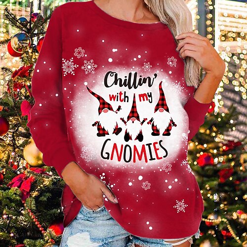 Women's Sweatshirt Pullover Streetwear Green Blue Pink Graphic Christmas Round Neck Long Sleeve S M L XL 2XL
Women's Sweatshirt Pullover Streetwear Green Blue Pink Graphic Christmas Round Neck Long Sleeve S M L XL 2XL