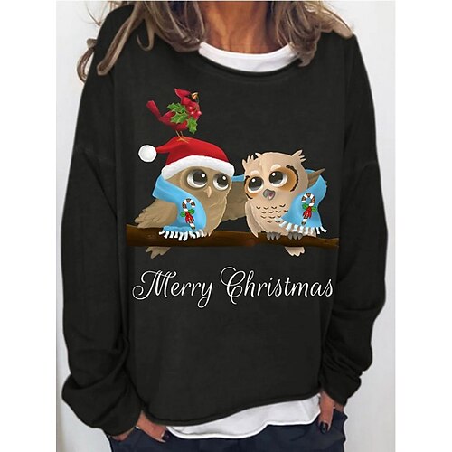 Women's Sweatshirt Pullover Basic Christmas Green Black Blue Graphic Christmas Round Neck Long Sleeve S M L XL 2XL 3XL
Women's Sweatshirt Pullover Basic Christmas Green Black Blue Graphic Christmas Round Neck Long Sleeve S M L XL 2XL 3XL