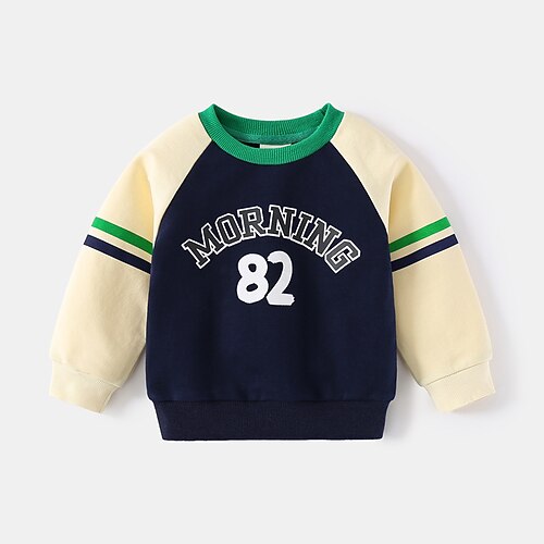 Toddler Boys Sweatshirt Pullover Letter Long Sleeve Children Top School Sweatshirt Fashion Adorable Navy Blue Winter 3-7 Years / Fall
Toddler Boys Sweatshirt Pullover Letter Long Sleeve Children Top School Sweatshirt Fashion Adorable Navy Blue Winter 3-7 Years / Fall