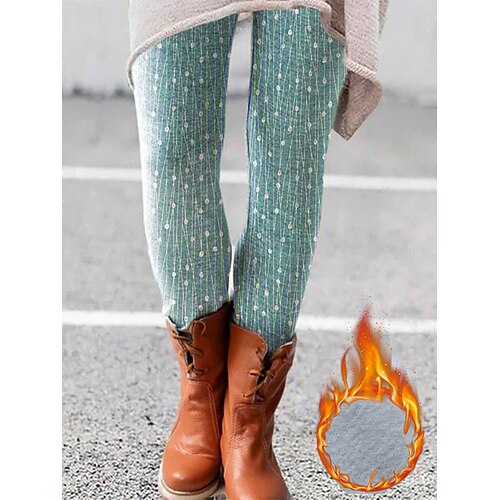 Dame Fleece bukser Strømpebukser Leggins Termisk Undertøj Grøn Bordeaux Rød Mode Jul Afslappet / Hverdag Trykt mønster Høj Elasticitet Fuld længde Hold Varm Paisley S M L XL 2XL / Tynd
Dame Fleece bukser Strømpebukser Leggins Termisk Undertøj Grøn Bordeaux Rød Mode Jul Afslappet / Hverdag Trykt mønster Høj Elasticitet Fuld længde Hold Varm Paisley S M L XL 2XL / Tynd