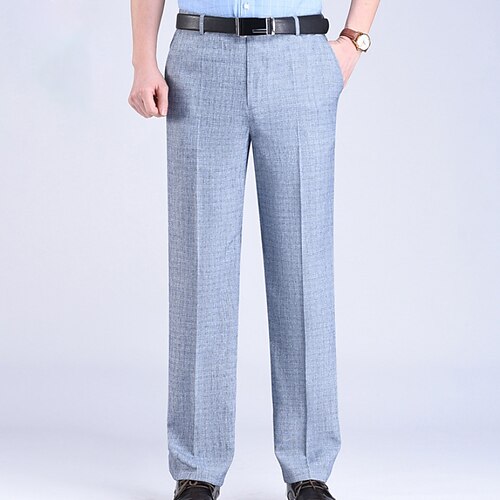 Men's Dress Pants Trousers Pocket Straight Leg Solid Colored Breathable Soft Office Business Formal Casual Gray Green BlackGrey Micro-elastic
Men's Dress Pants Trousers Pocket Straight Leg Solid Colored Breathable Soft Office Business Formal Casual Gray Green BlackGrey Micro-elastic