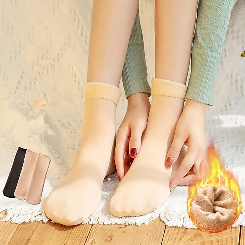 Women's Crew Socks Daily Solid Color Acrylic Fibers Simple Warm Elastic 1 Pair
Women's Crew Socks Daily Solid Color Acrylic Fibers Simple Warm Elastic 1 Pair