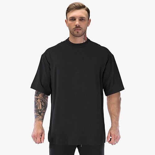 Herre Løbe-T-shirt Kortærmet T-shirt Atletisk atletiktøj Åndbart Svedtransporende Blød Gym Træning Løb Aktiv træning Sportstøj Sportstøj Mørkegrå Lilla Sort
Herre Løbe-T-shirt Kortærmet T-shirt Atletisk atletiktøj Åndbart Svedtransporende Blød Gym Træning Løb Aktiv træning Sportstøj Sportstøj Mørkegrå Lilla Sort