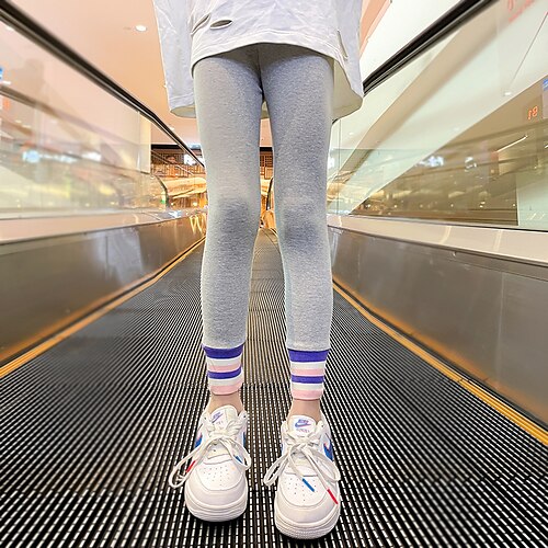 Kids Girls' Leggings Solid Color Daily Patchwork School Cotton 7-13 Years Fall Gray / Spring
Kids Girls' Leggings Solid Color Daily Patchwork School Cotton 7-13 Years Fall Gray / Spring