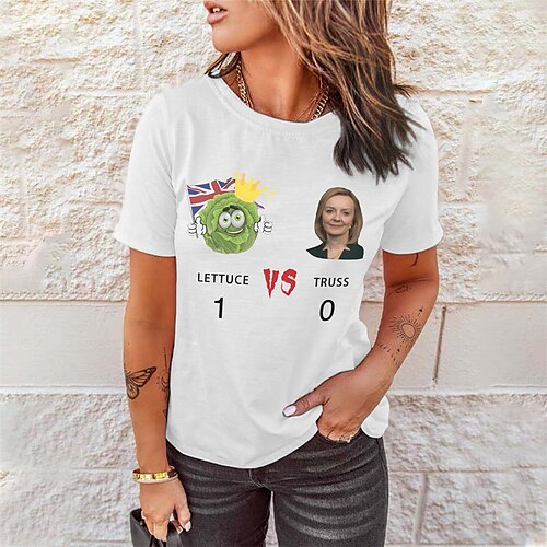 Women's T shirt Tee Green Pink Navy Blue Graphic Print Short Sleeve Daily Weekend Basic Round Neck Regular Painting S
Women's T shirt Tee Green Pink Navy Blue Graphic Print Short Sleeve Daily Weekend Basic Round Neck Regular Painting S
