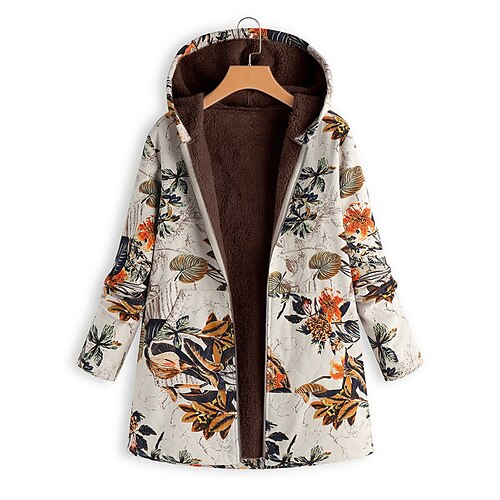 Damen Übergröße Winterjacke Fleecejacke Tasche Reißverschluss Blumen Normal Festtage Langarm Kapuzenpullover Standard Winter Herbst Blau Fuchsie Orange L XL XXL 3XL 4XL
Damen Übergröße Winterjacke Fleecejacke Tasche Reißverschluss Blumen Normal Festtage Langarm Kapuzenpullover Standard Winter Herbst Blau Fuchsie Orange L XL XXL 3XL 4XL