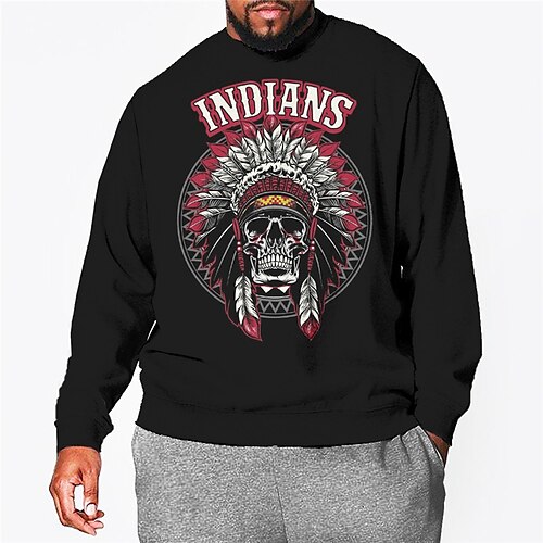 Men's Plus Size Pullover Sweatshirt Big and Tall Graphic Crew Neck Long Sleeve Spring & Fall Basic Fashion Streetwear Comfortable Casual Sports Tops
Men's Plus Size Pullover Sweatshirt Big and Tall Graphic Crew Neck Long Sleeve Spring & Fall Basic Fashion Streetwear Comfortable Casual Sports Tops