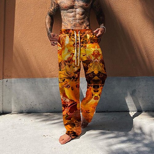 Men's Trousers Beach Pants Drawstring Elastic Waist 3D Print Graphic Prints Comfort Breathable Casual Daily Holiday Streetwear Designer Orange
Men's Trousers Beach Pants Drawstring Elastic Waist 3D Print Graphic Prints Comfort Breathable Casual Daily Holiday Streetwear Designer Orange
