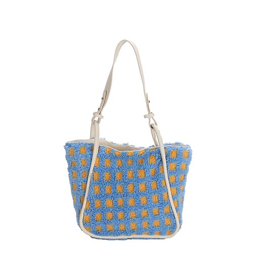 Women's Fluffy Bag Plush Bag Shoulder Bag Zipper Geometric Daily Going out Blue Yellow
Women's Fluffy Bag Plush Bag Shoulder Bag Zipper Geometric Daily Going out Blue Yellow