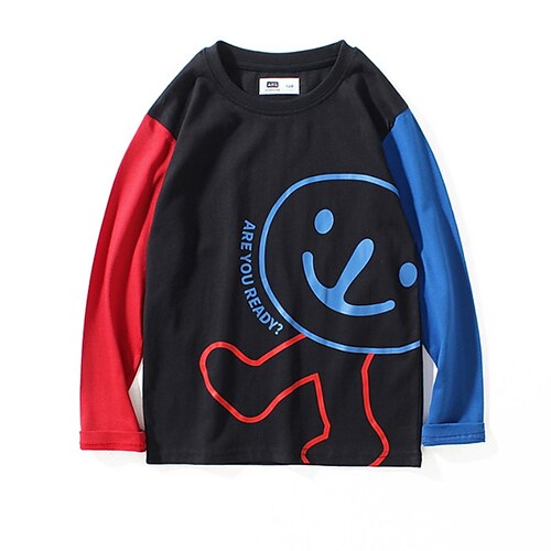 Kids Boys T shirt Tee Cartoon Long Sleeve Children Top Outdoor Adorable Daily Winter Fall Black 7-13 Years
Kids Boys T shirt Tee Cartoon Long Sleeve Children Top Outdoor Adorable Daily Winter Fall Black 7-13 Years