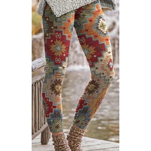 Dame Fleecebukser Strømpebukse Leggings Varmt undertøy Rød Mote Etnisk Jul Fritid / hverdag Trykt mønster Høy Elastisitet Full lengde Hold Varm Geometrisk S M L XL 2XL / Tynn
Dame Fleecebukser Strømpebukse Leggings Varmt undertøy Rød Mote Etnisk Jul Fritid / hverdag Trykt mønster Høy Elastisitet Full lengde Hold Varm Geometrisk S M L XL 2XL / Tynn
