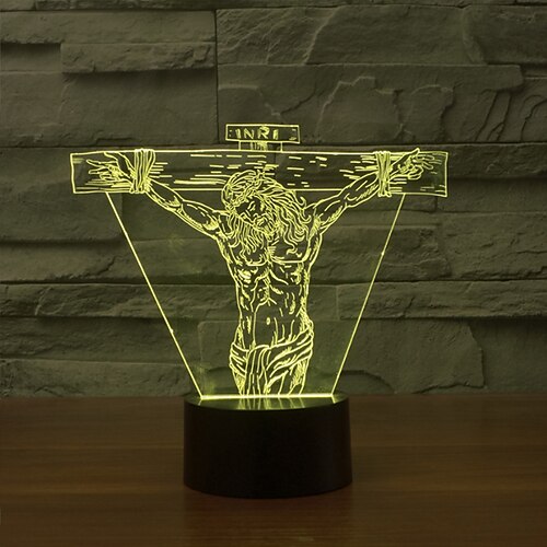Jesus 3D Night Lights LED Night Lamp USB for Bedroom Novelty Home Decor 7 Colors Change
Jesus 3D Night Lights LED Night Lamp USB for Bedroom Novelty Home Decor 7 Colors Change