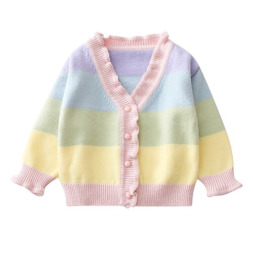 Toddler Girls' Sweater Color Block School Long Sleeve Active 3-7 Years Winter Pink
Toddler Girls' Sweater Color Block School Long Sleeve Active 3-7 Years Winter Pink