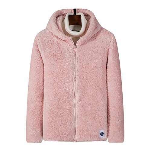 Women's Plus Size Teddy Coat Hoodie Coat Pocket Plain Outdoor Causal Long Sleeve Hoodie Regular Winter Fall Green Black Blue L XL XXL 3XL 4XL
Women's Plus Size Teddy Coat Hoodie Coat Pocket Plain Outdoor Causal Long Sleeve Hoodie Regular Winter Fall Green Black Blue L XL XXL 3XL 4XL